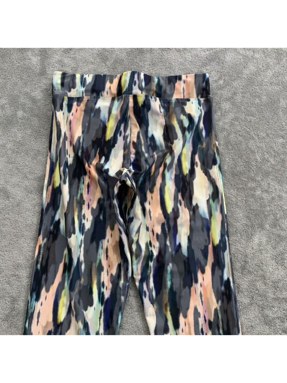 OYSHO Fitness Leggings Womens Medium Abstract Ankle Yoga Gym Workout Athleisure - Picture 13 of 13